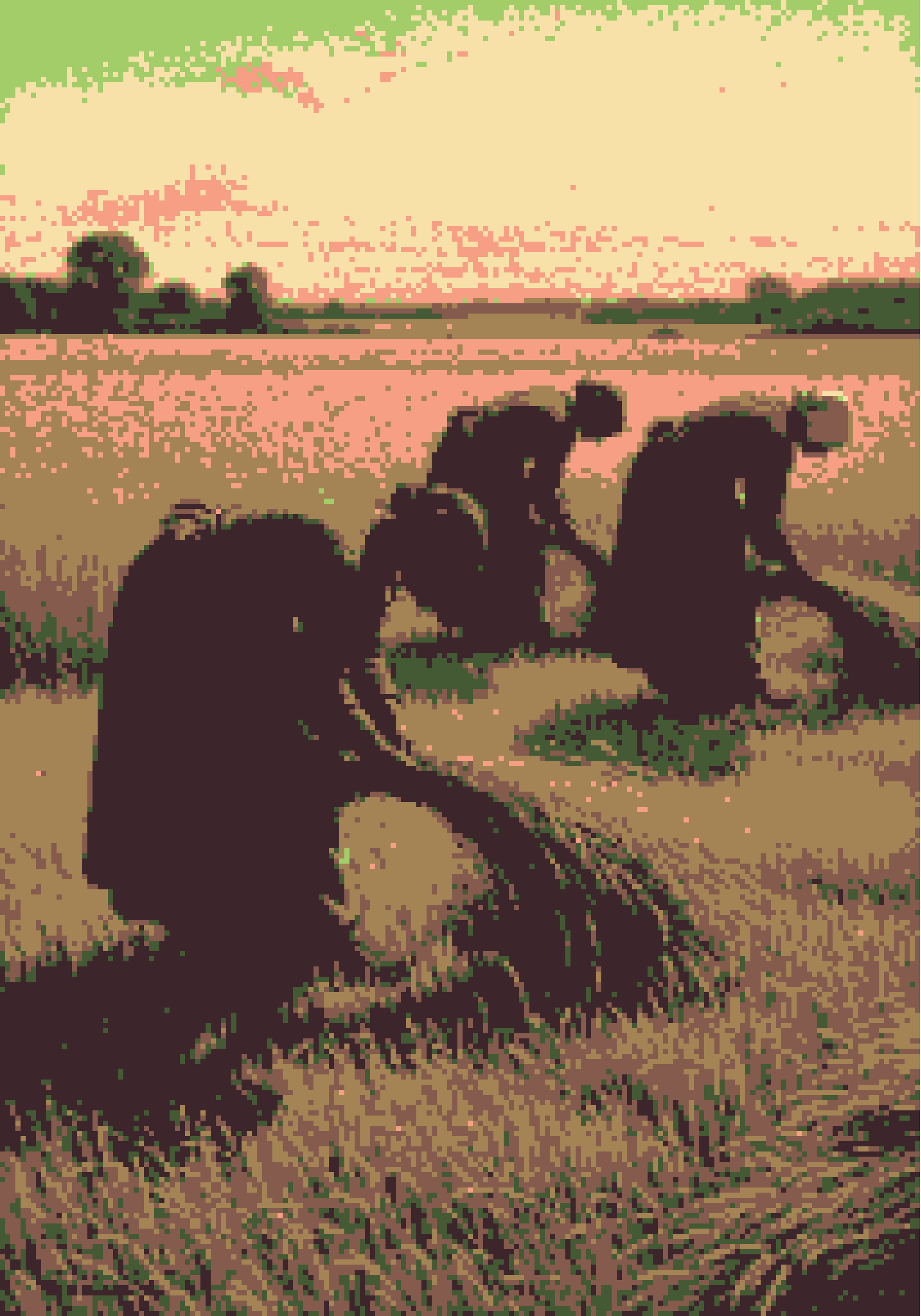 Stardew Valley Style - Pixelated result showing retro pixel art style conversion